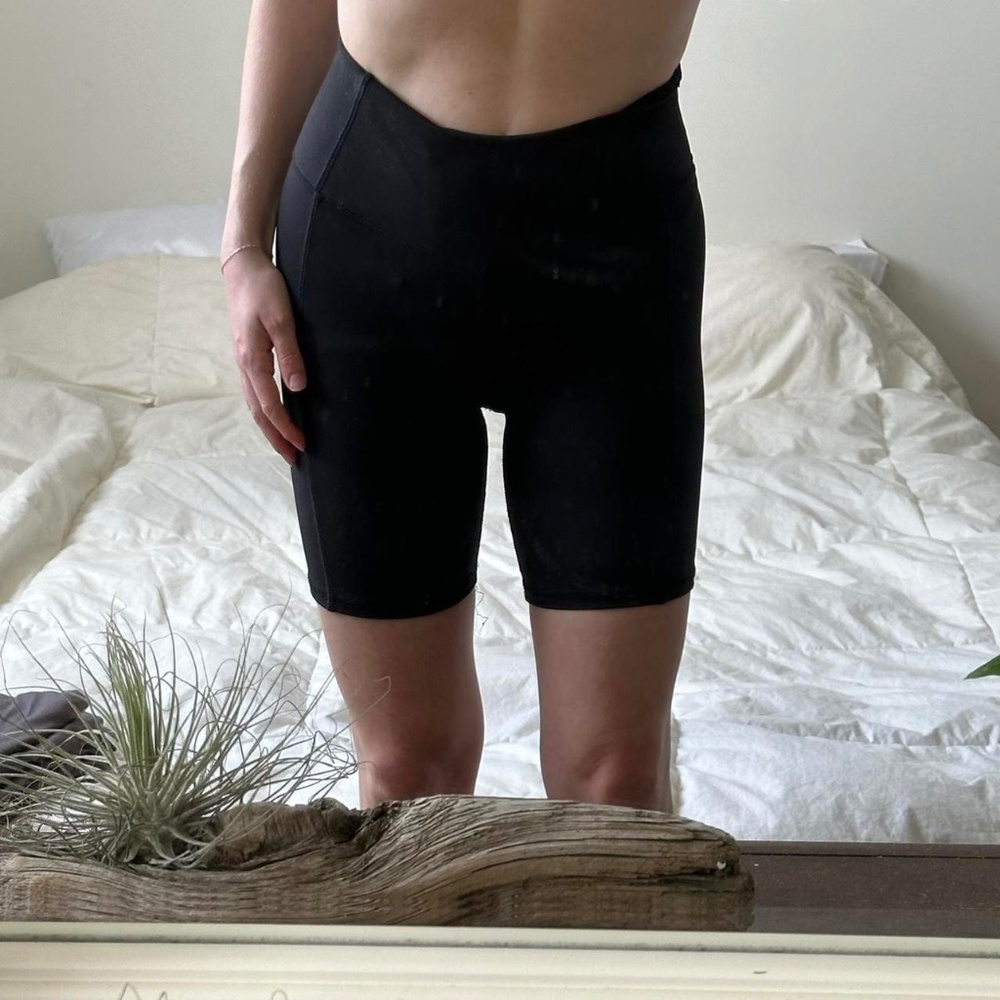 Black bike shorts